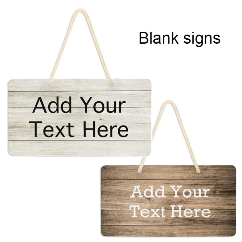 7/$25. 4x Wooden Sign Blanks BNIP